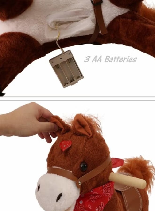 Musical Horse Ride-On Toy Durable Comfortable Rich Unique Detailed Design - Image 2